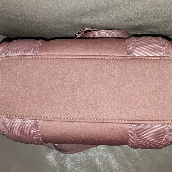 Dagne Dover Women's Blush Bag with Heathered Gray Pouch Preowned - Picture 7 of 16